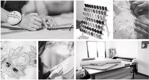 Sexy Backless Mermaid Wedding Dress V-neck Appliques Gown